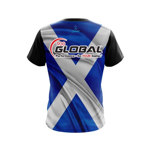 900 Global Scottish Flag CoolWick Bowling Jersey - Image 2