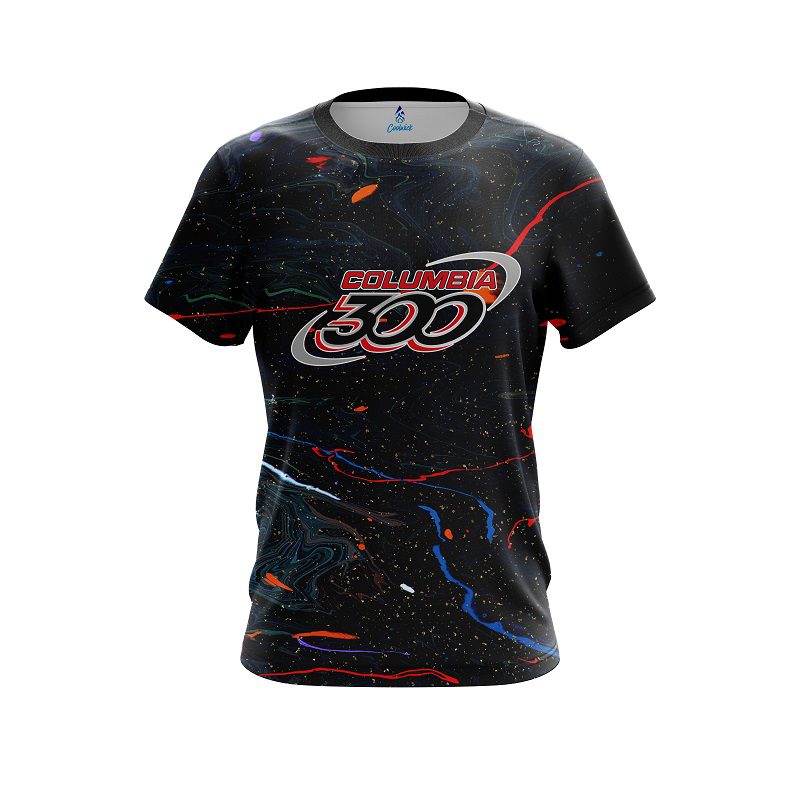 Columbia 300 Spray Paint CoolWick Bowling Jersey