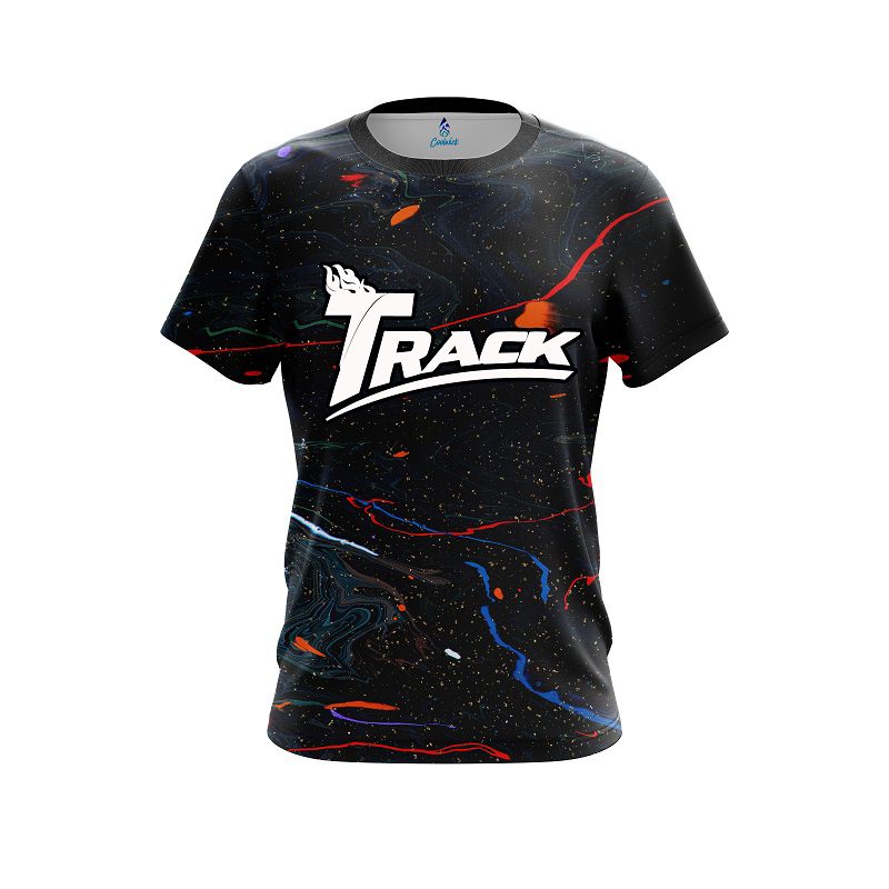 Track Spray Paint CoolWick Bowling Jersey