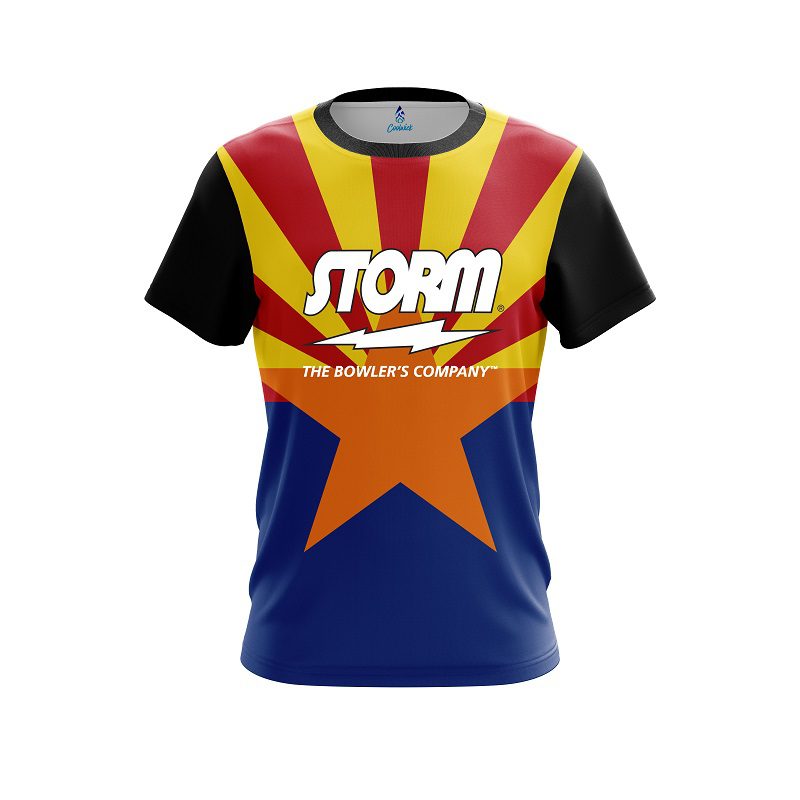 Storm Arizona Flag CoolWick Bowling Jersey