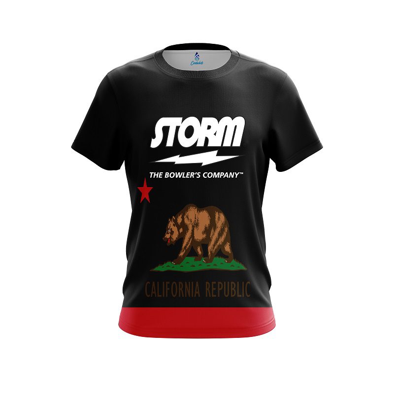 Storm California Republic Flag CoolWick Bowling Jersey