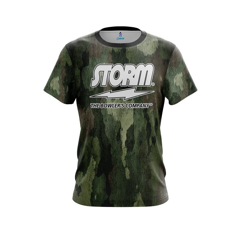 Storm Camouflage CoolWick Bowling Jersey