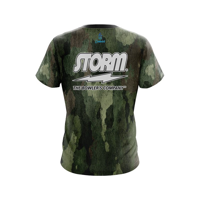 Storm Camouflage CoolWick Bowling Jersey - Image 2