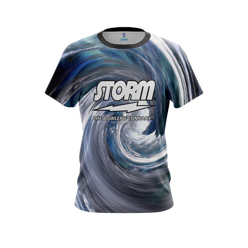 Storm Cloudy Vortex CoolWick Bowling Jersey