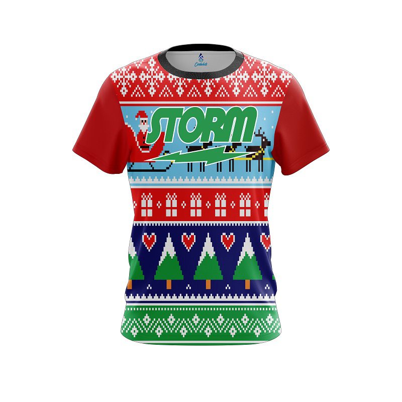 Storm Dirty Santa Red CoolWick Bowling Jersey