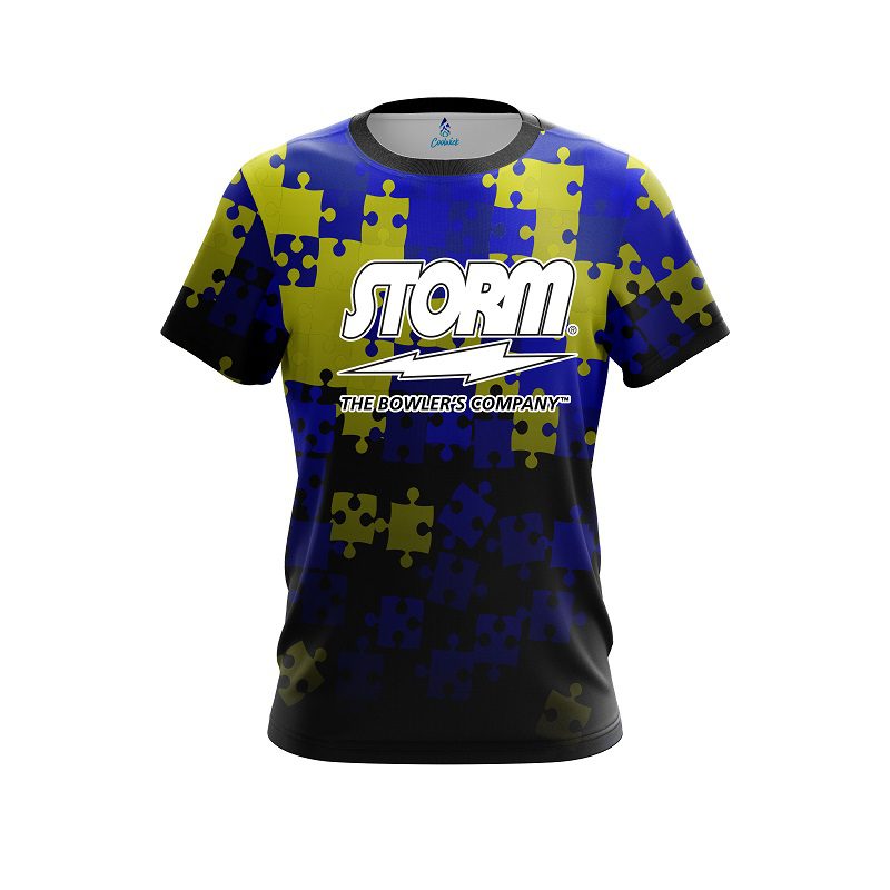 Storm Down Syndrome Awareness CoolWick Bowling Jersey