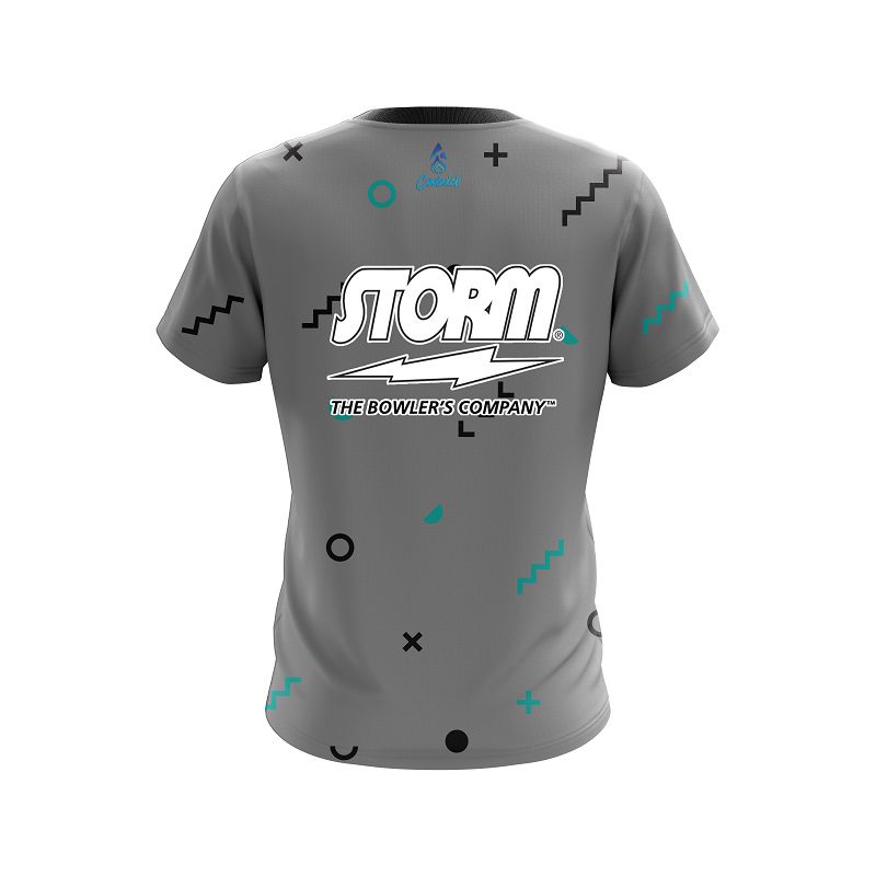 Storm Hipster Grey CoolWick Bowling Jersey - Image 2