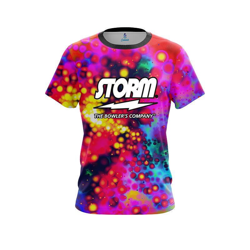Storm Melting Colors CoolWick Bowling Jersey