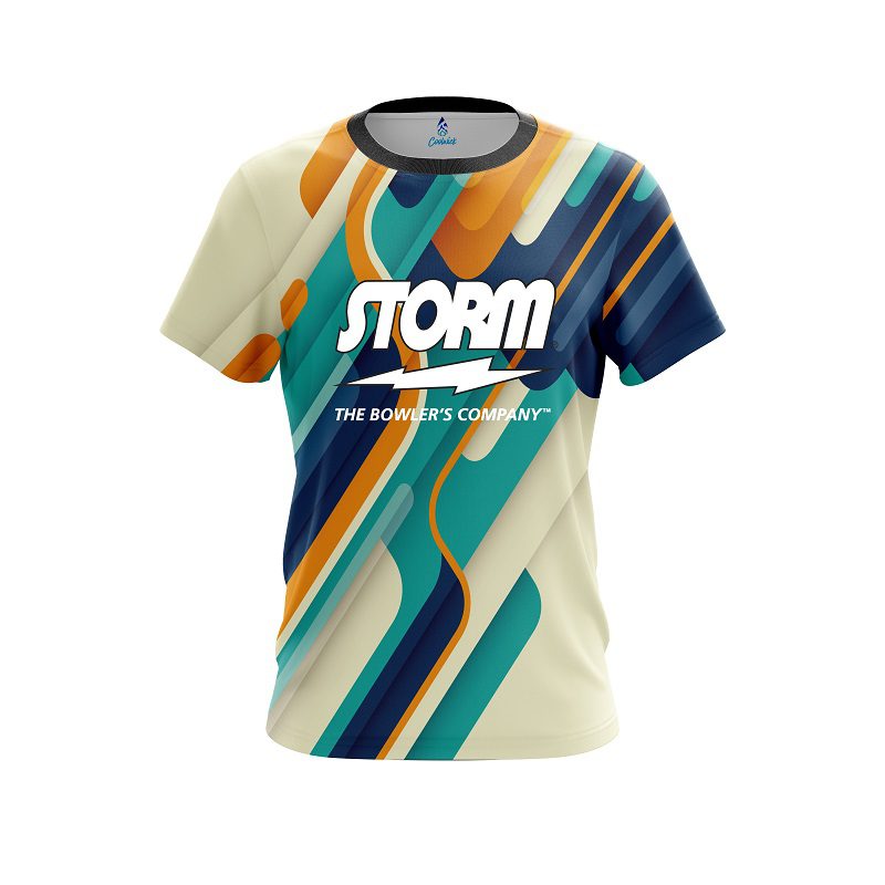 Storm Modern Stripe CoolWick Bowling Jersey