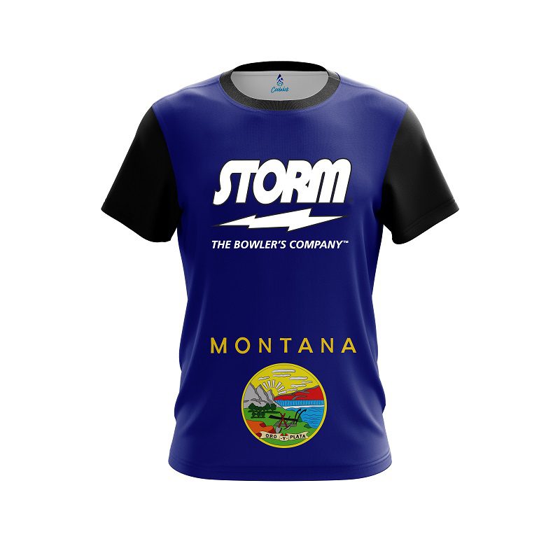 Storm Montana Flag CoolWick Bowling Jersey