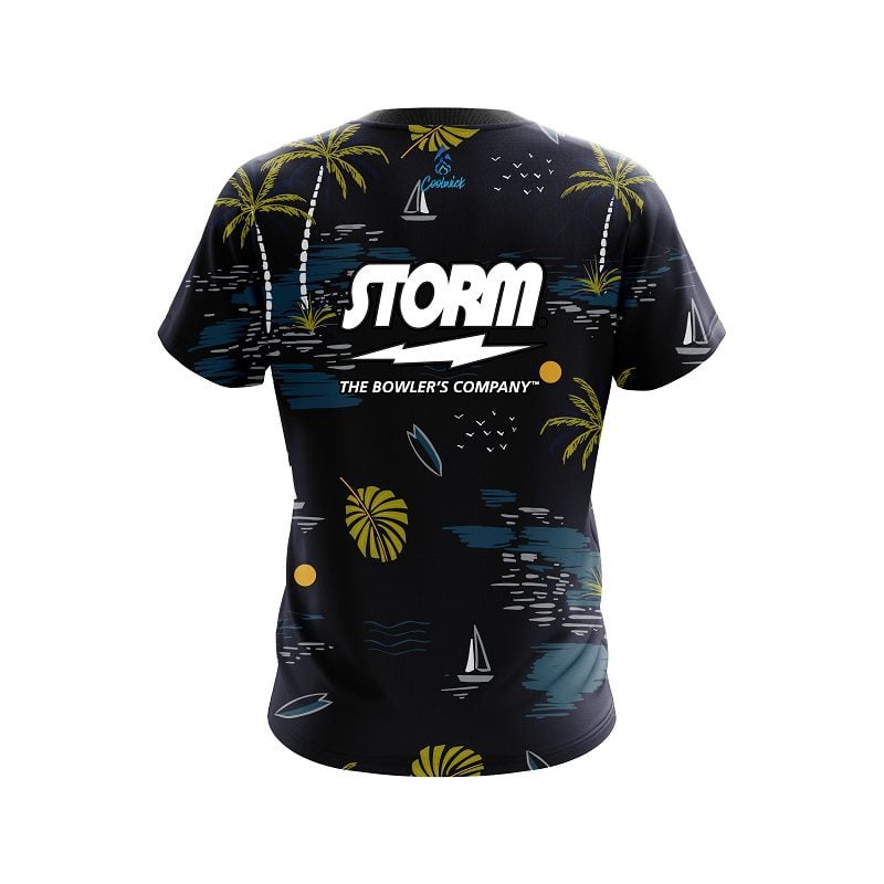 Storm Paradise Island CoolWick Bowling Jersey - Image 2