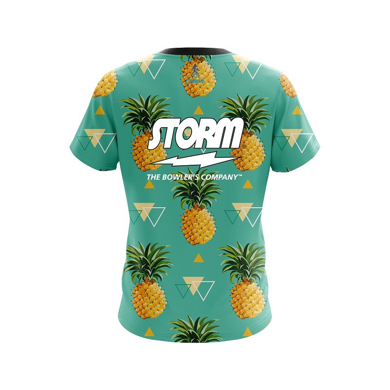 Storm Tropical Pineapple CoolWick Bowling Jersey - Image 2
