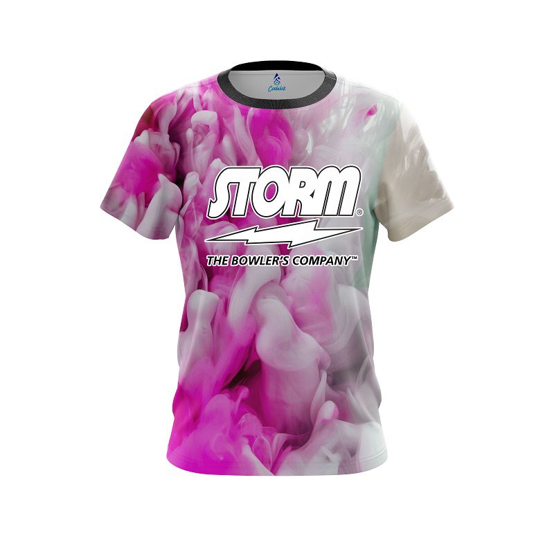Storm Pink Clouds CoolWick Bowling Jersey