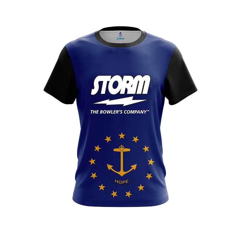 Storm Rhode Island Flag CoolWick Bowling Jersey