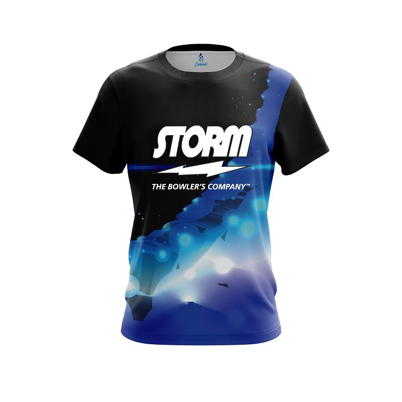 Storm Space Pixel Mountain CoolWick Bowling Jersey