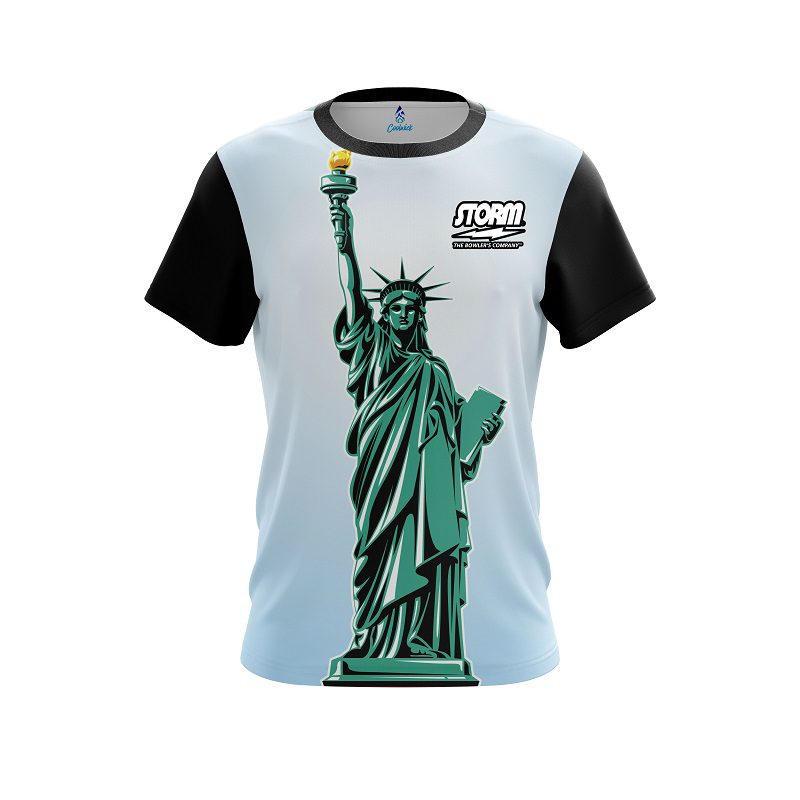 Storm Statue Of Liberty CoolWick Bowling Jersey