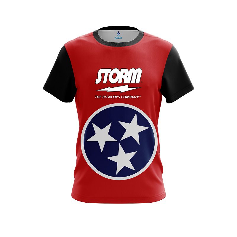 Storm Tennessee  Flag CoolWick Bowling Jersey
