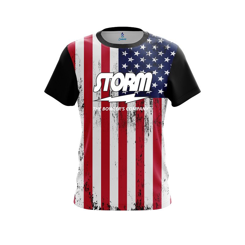 Storm USA Flag CoolWick Bowling Jersey