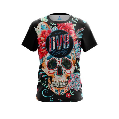 DV8 Sugar Skull CoolWick Bowling Jersey