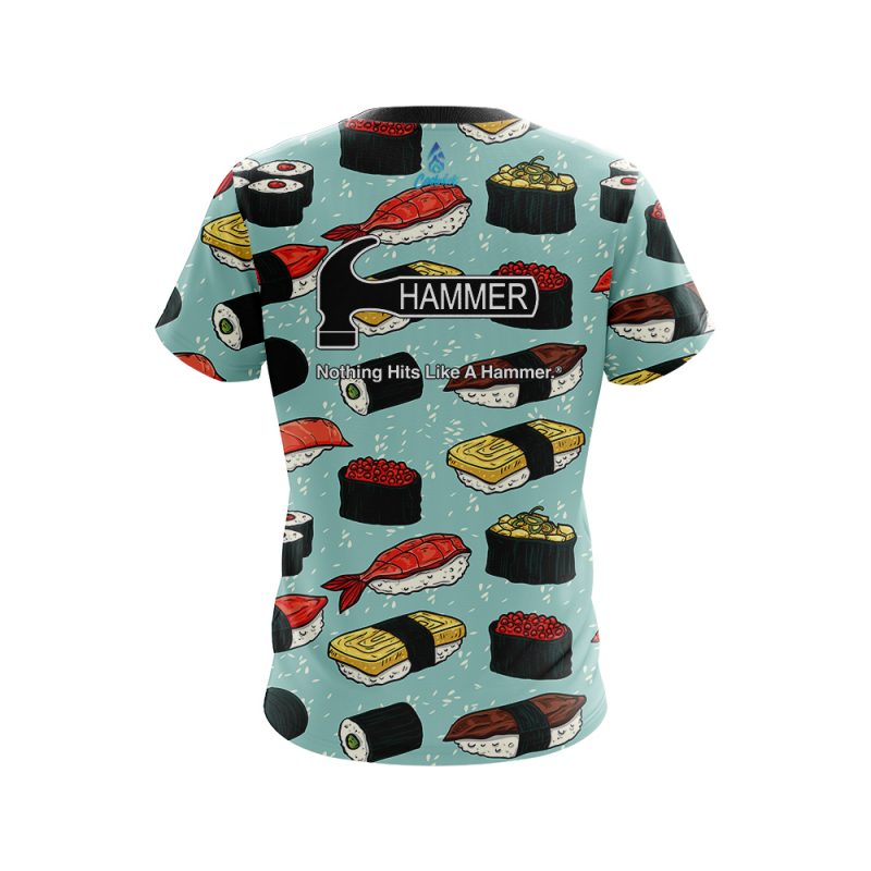 Hammer Sushi CoolWick Bowling Jersey - Image 2