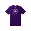 Jason Sterner #Sesh Men's CoolWick 50/50 Bowling T-Shirt Purple White - Image 2