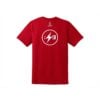 Jason Sterner #Sesh Men's CoolWick 50/50 Bowling T-Shirt Red White - Image 2
