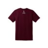Matt Ogle Men's CoolWick 50/50 Bowling T-Shirt Maroon White - Image 2