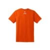 Jacqueline Evans CoolWick Bowling 50/50 T-Shirt Orange White - Image 2