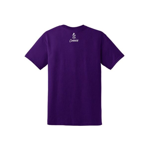 Kennon McFalls StrikeBros CoolWick Bowling 50/50 T-Shirt Purple White - Image 2