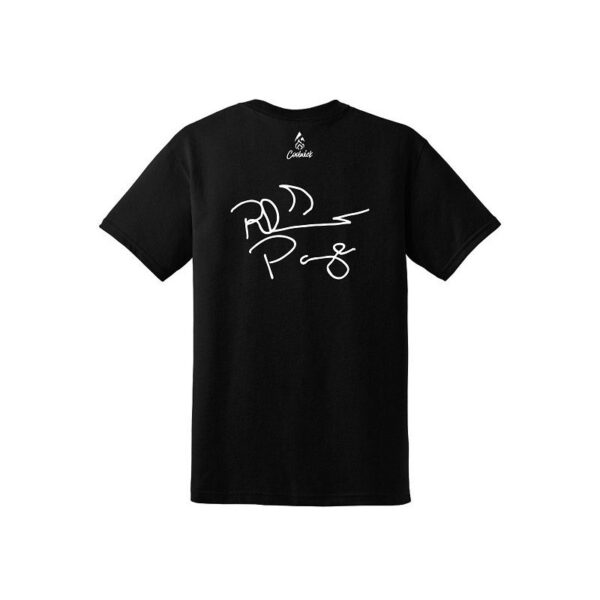 Rhino Page Men's CoolWick 50/50 Bowling T-Shirt Black - Image 2