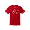 Rhino Page Men's CoolWick 50/50 Bowling T-Shirt Red - Image 2