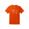 Rhino Page Men's CoolWick 50/50 Bowling T-Shirt Orange - Image 2
