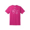 Rhino Page Men's CoolWick 50/50 Bowling T-Shirt Pink - Image 2