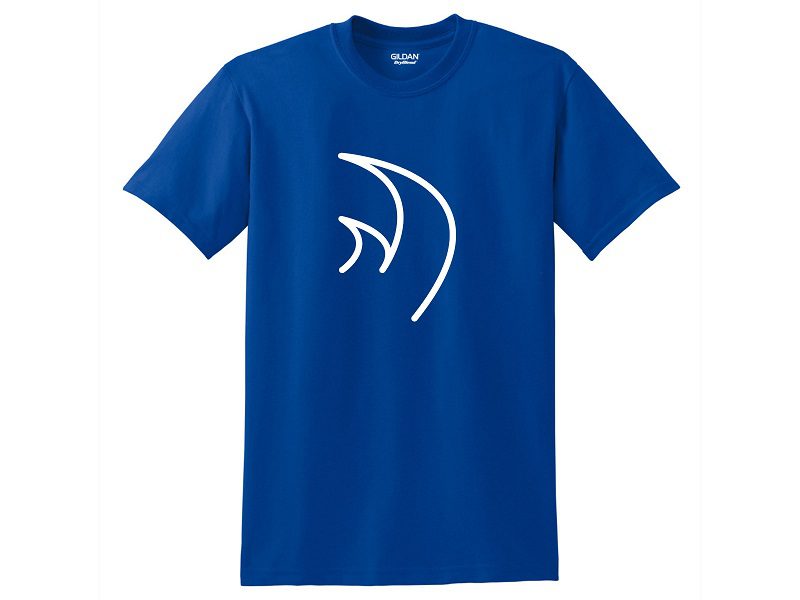 Rhino Page Men's CoolWick 50/50 Bowling T-Shirt Blue