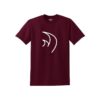 Rhino Page Men's CoolWick 50/50 Bowling T-Shirt Maroon