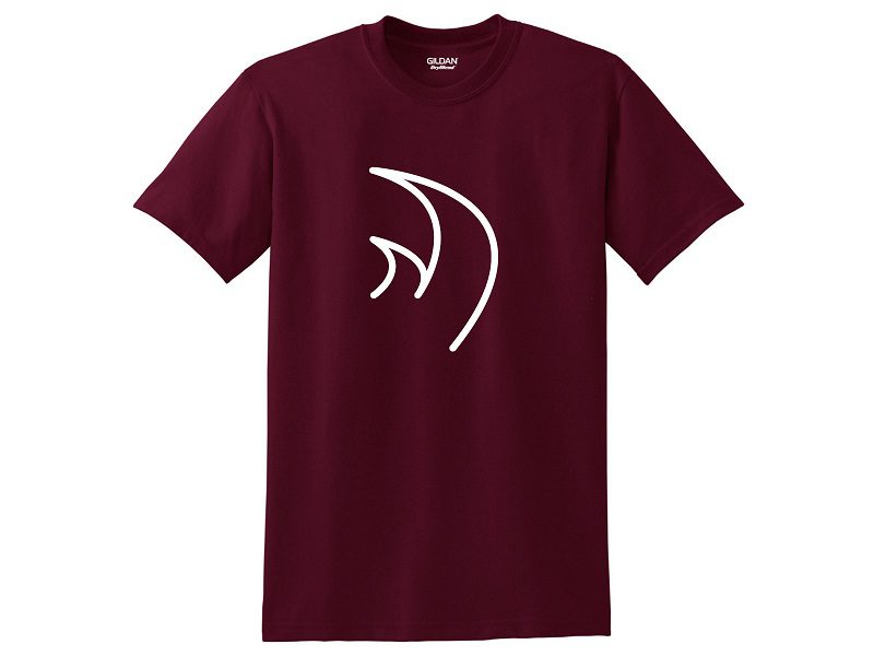 Rhino Page Men's CoolWick 50/50 Bowling T-Shirt Maroon