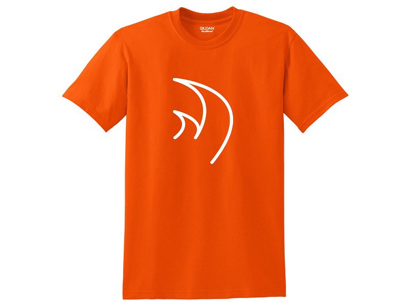 Rhino Page Men's CoolWick 50/50 Bowling T-Shirt Orange