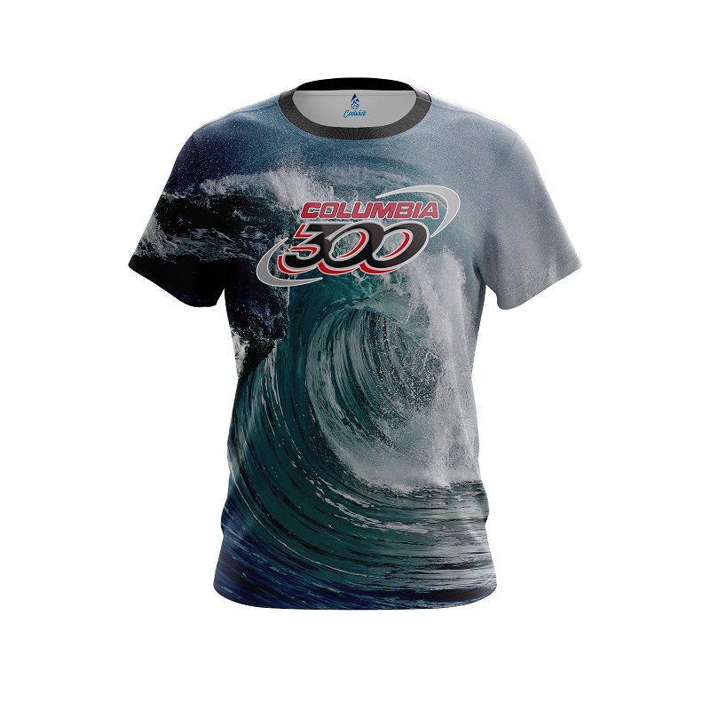 Columbia 300 Take Waves CoolWick Bowling Jersey