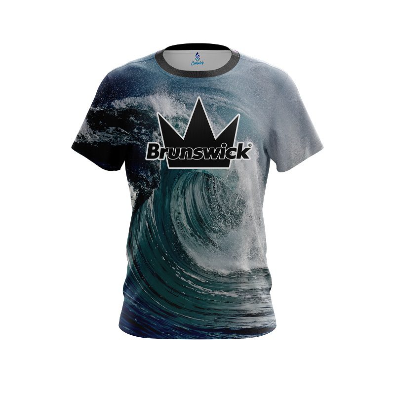 Brunswick Take Waves CoolWick Bowling Jersey