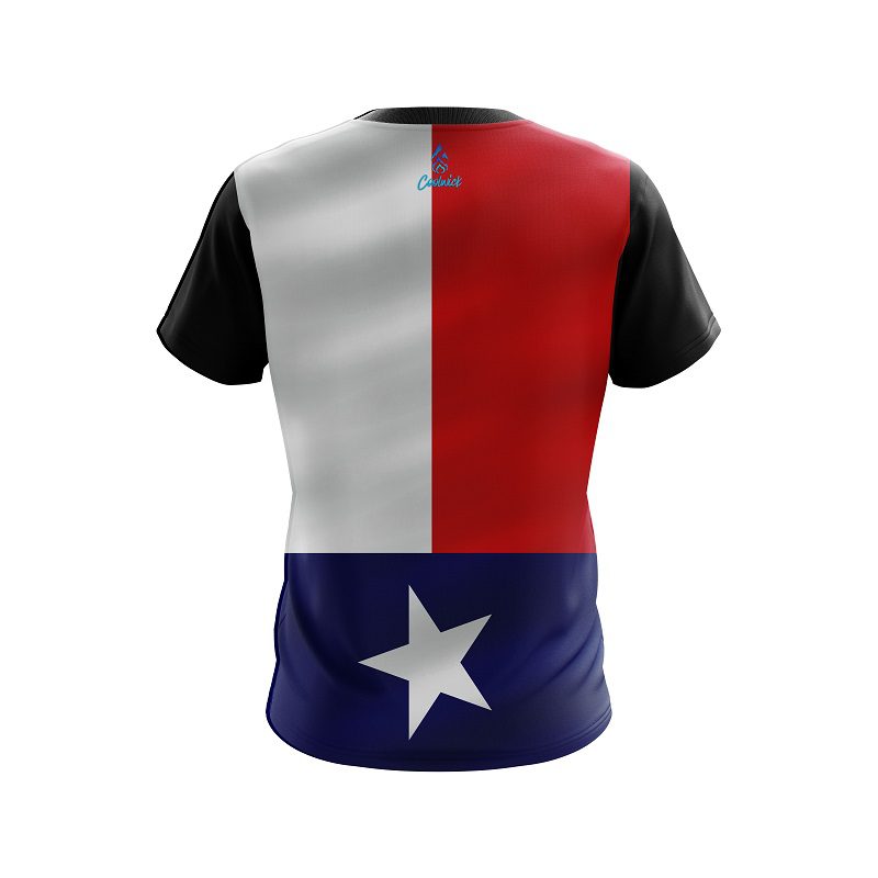 Texas Flag CoolWick Bowling Jersey - Image 2