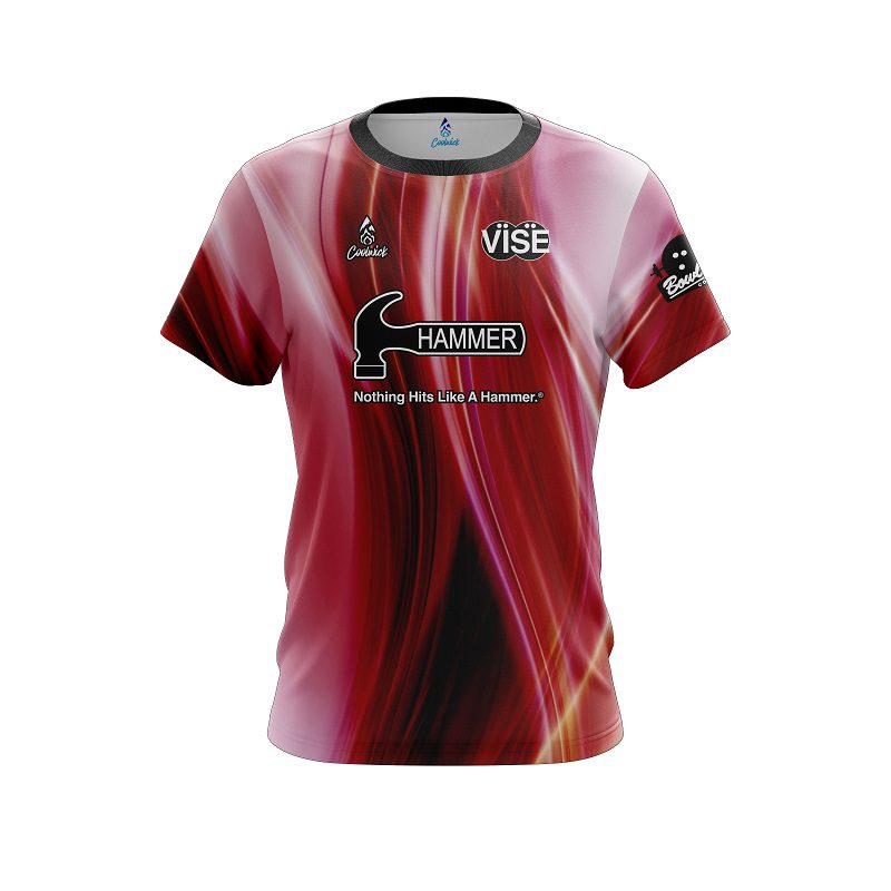 Heather D'Errico Hammer Down Red Replica CoolWick Bowling Jersey