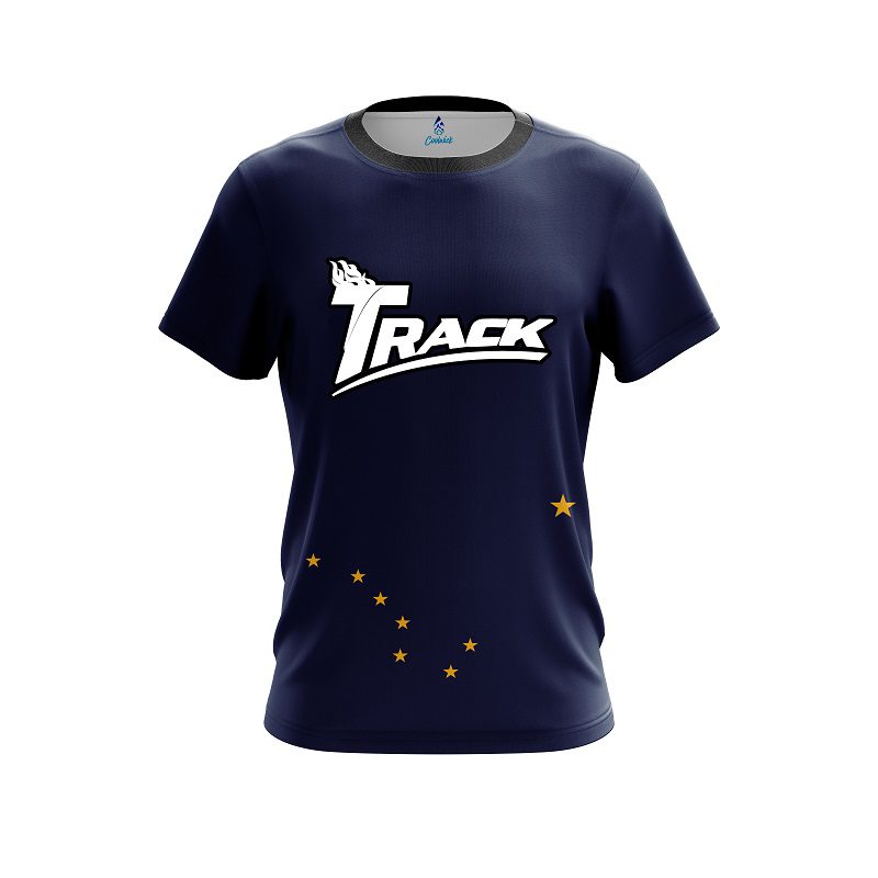 Track Alaska Flag CoolWick Bowling Jersey