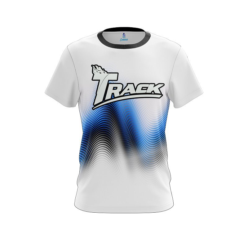 Track Blue Print CoolWick Bowling Jersey