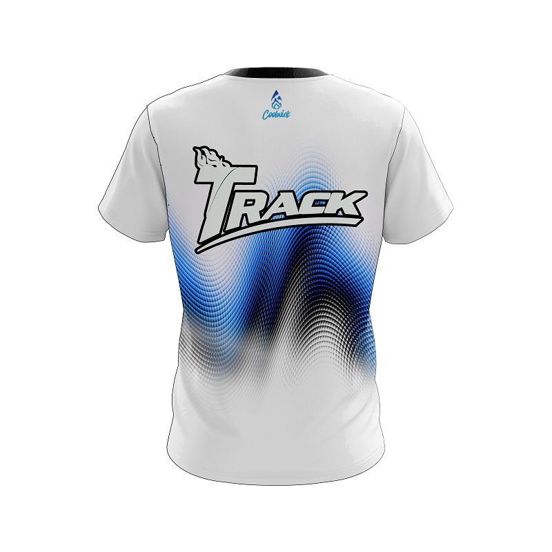 Track Blue Print CoolWick Bowling Jersey - Image 2