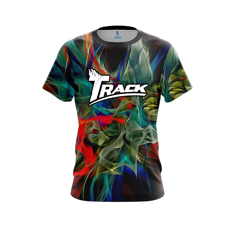 Track Color Swirl CoolWick Bowling Jersey