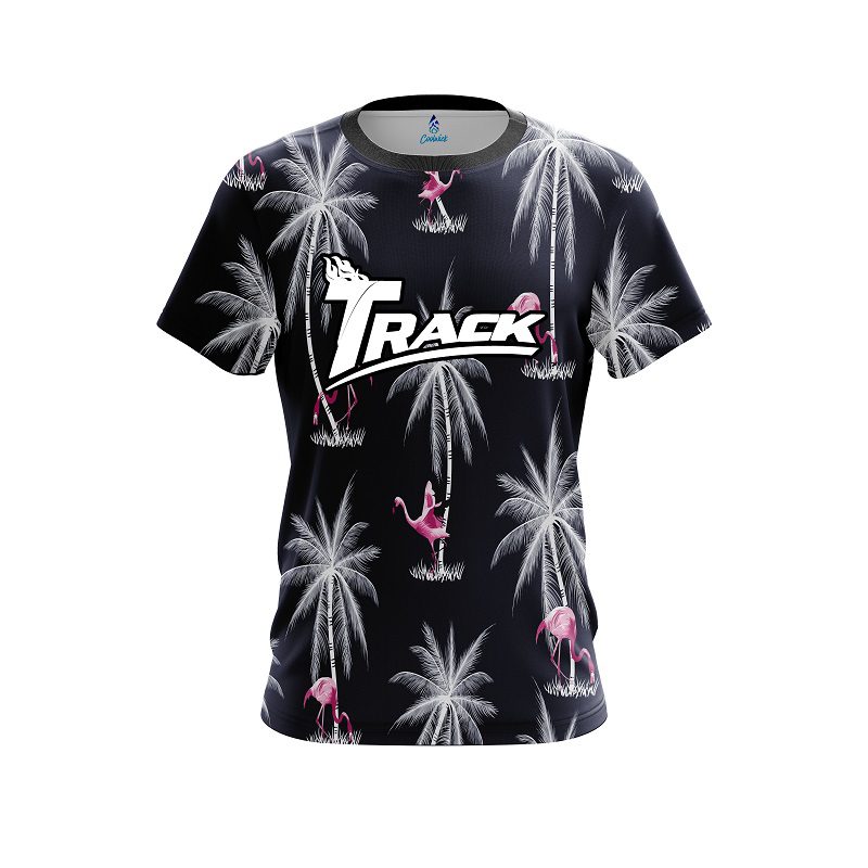 Track Flamingo Palms CoolWick Bowling Jersey