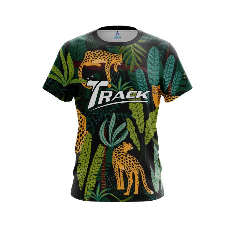 Track Forest Leopard CoolWick Bowling Jersey