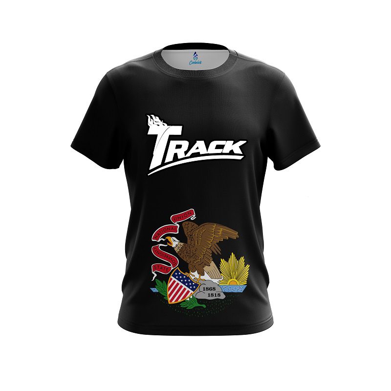 Track Illinois Flag CoolWick Bowling Jersey