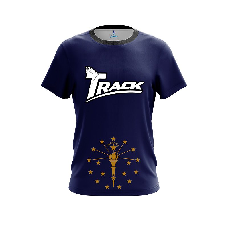 Track Indiana Flag CoolWick Bowling Jersey