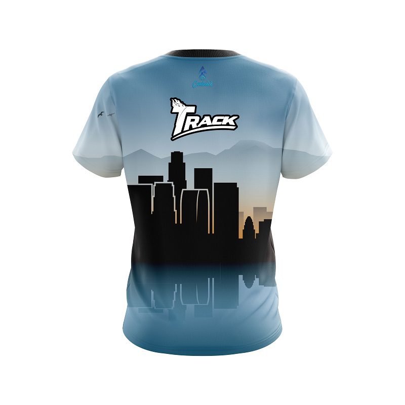 Track Los Angeles Skyline CoolWick Bowling Jersey - Image 2